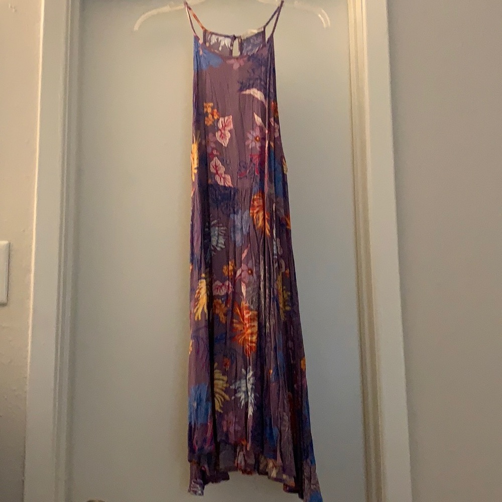 Purple floral Altar’d State sundress